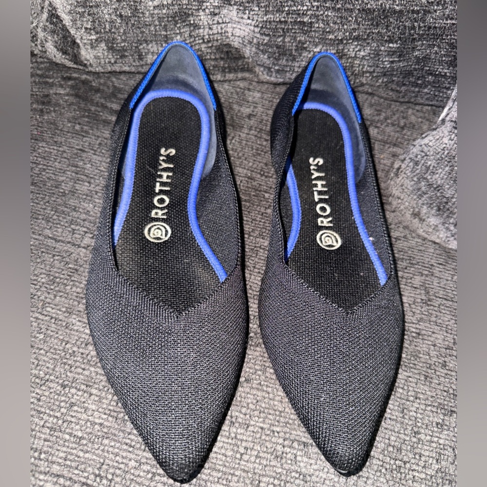 Rothy's Women's Black Flats size  8.5